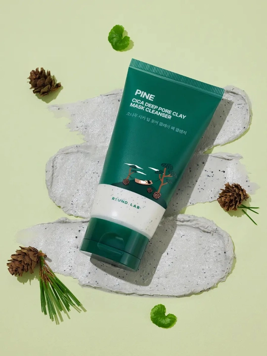 Глиняная маска-пенка для очищения пор Pine Cica Deep Pore Clay Mask Cleanser