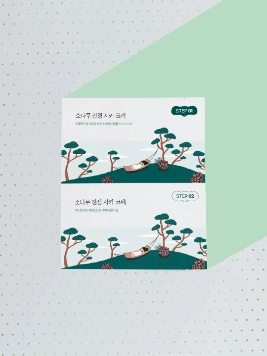 Набор патчей для очищения и сужения пор Round Lab Pine Cica Nose Pack