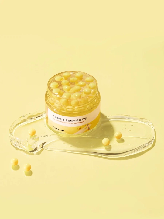 Niatsinamidli tiniqlashtiruvchi kapsulali krem Round lab Vita Niacinamide Capsule Cream