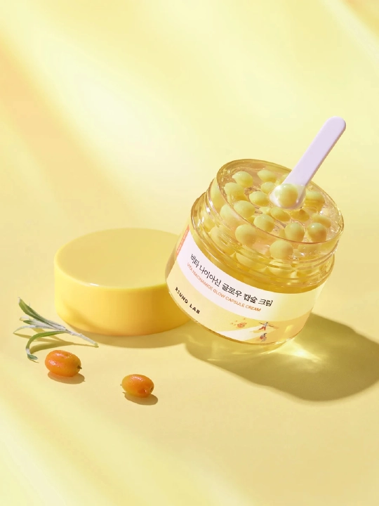 Niatsinamidli tiniqlashtiruvchi kapsulali krem Round lab Vita Niacinamide Capsule Cream