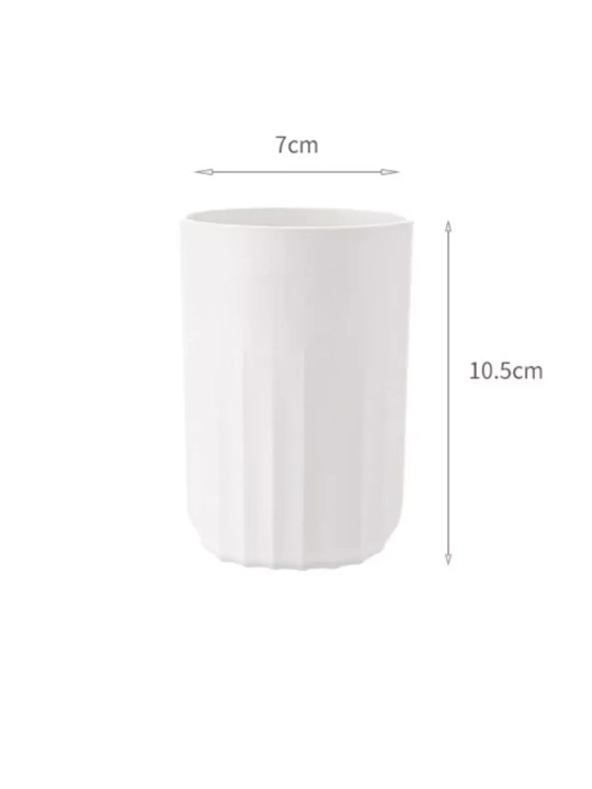 Стакан для зубных щеток Tinyland "J&S Home", пластиковый, 10.5x7 см