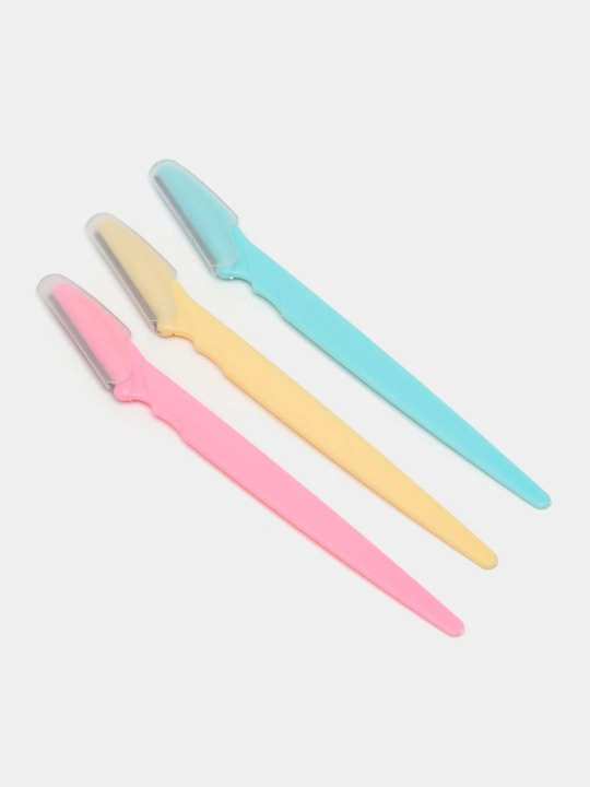 Qoshlar uchun trimmer, qoshni tuzatish uchun ustara, 1 dona, 2 dona, 3 dona va 6 dona