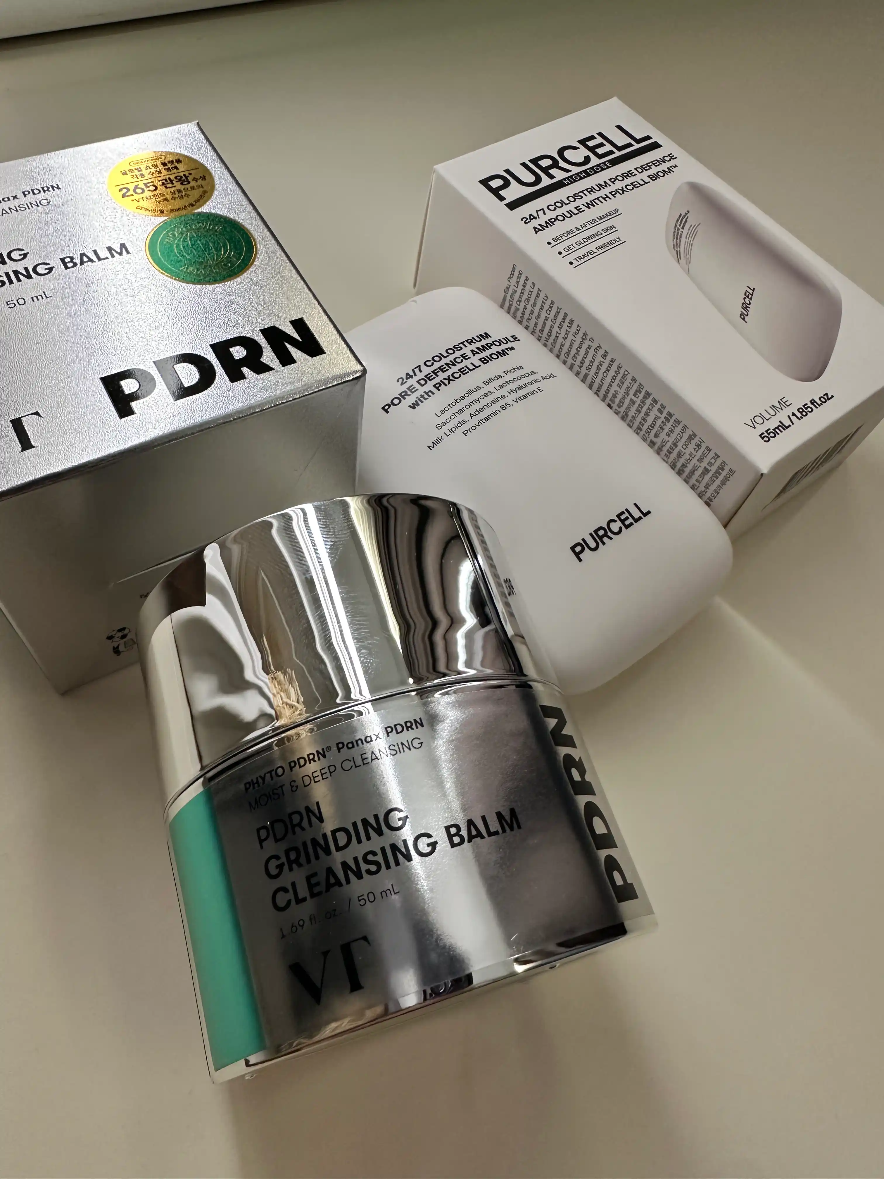 PDRN bilan terini tozalash va makiyajni olib tashlash uchun gidrofil balzam VT Cosmetics