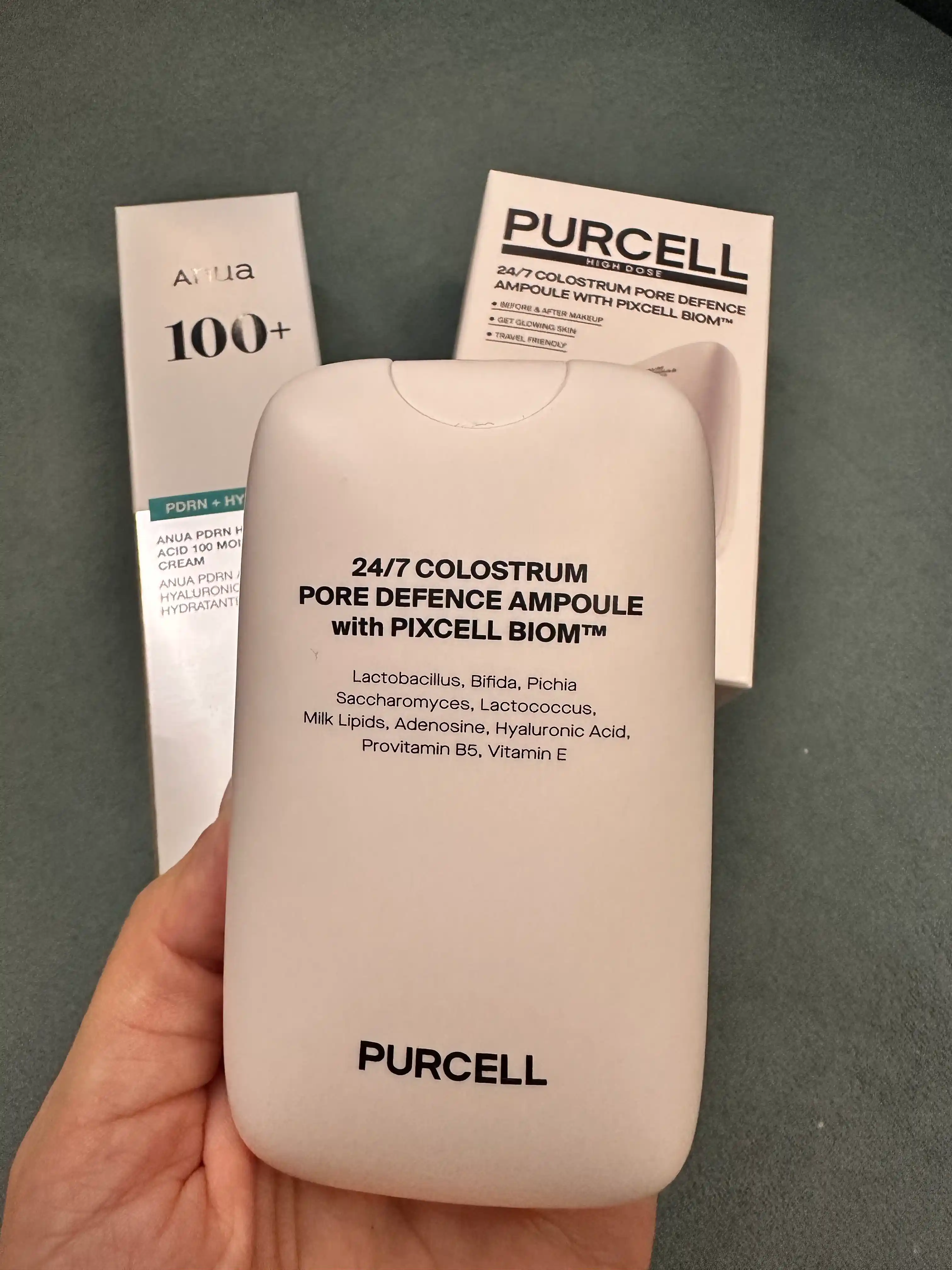 Сыворотка - мист для лица, сужение пор и увлажнение, PURCELL Colostrum Pore Defence Ampoule