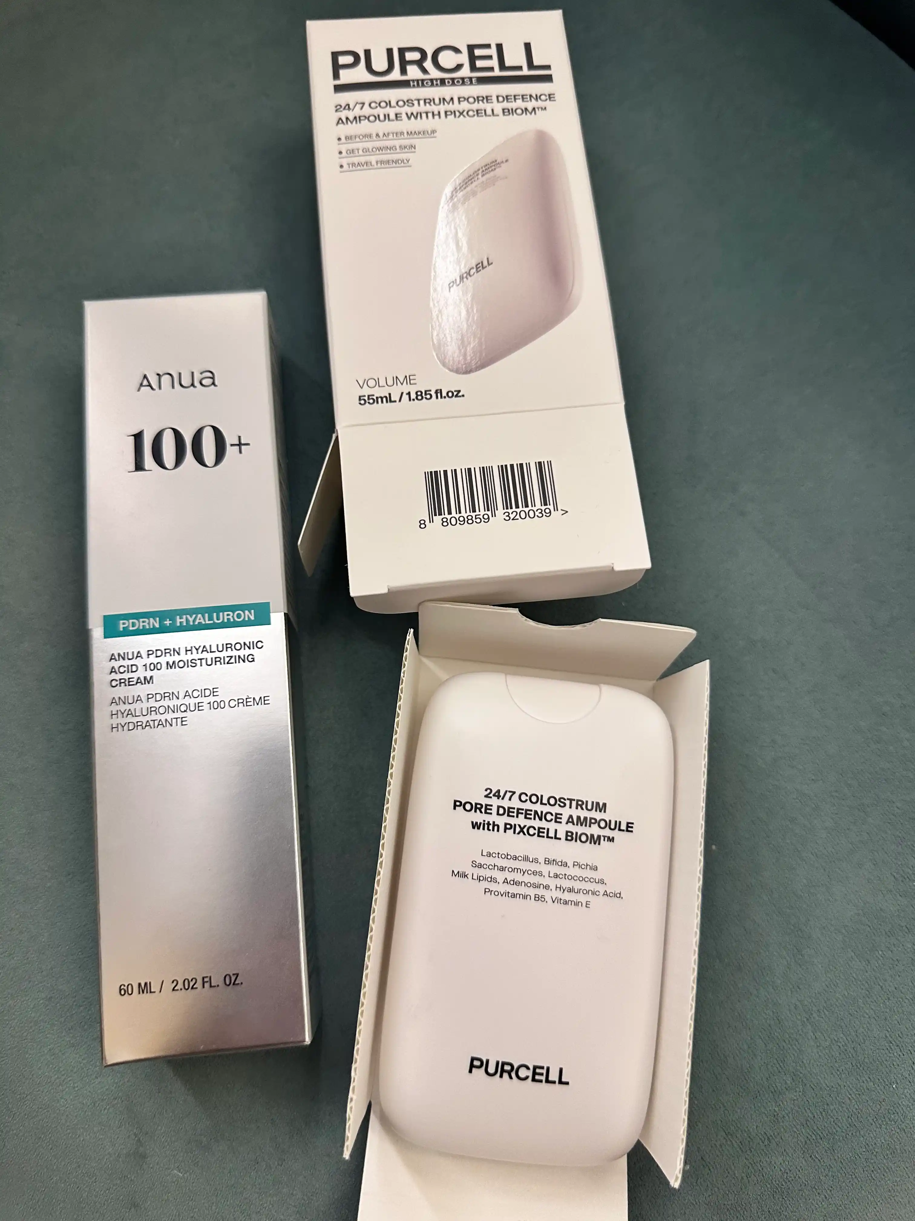 Сыворотка - мист для лица, сужение пор и увлажнение, PURCELL Colostrum Pore Defence Ampoule