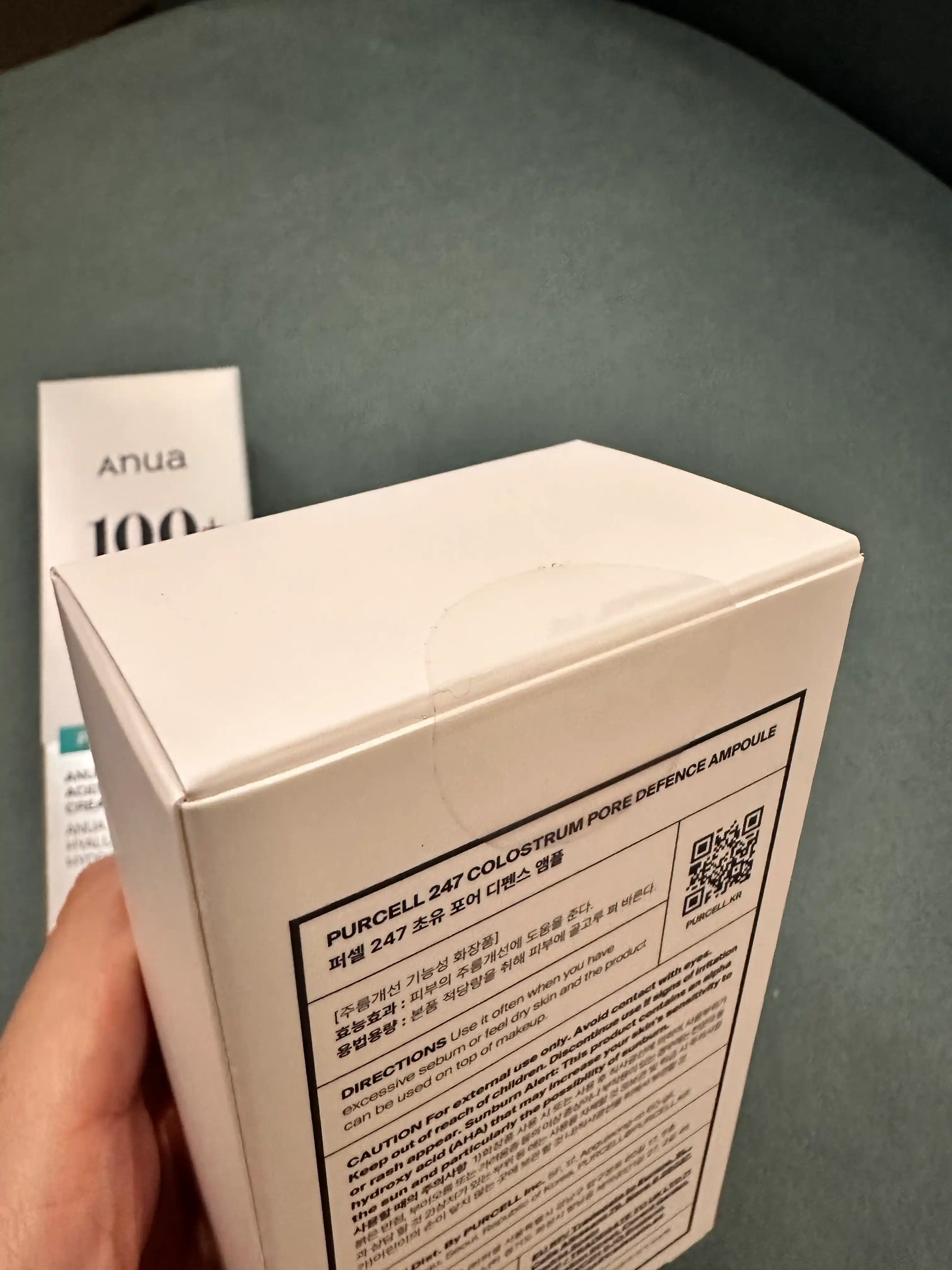 Сыворотка - мист для лица, сужение пор и увлажнение, PURCELL Colostrum Pore Defence Ampoule