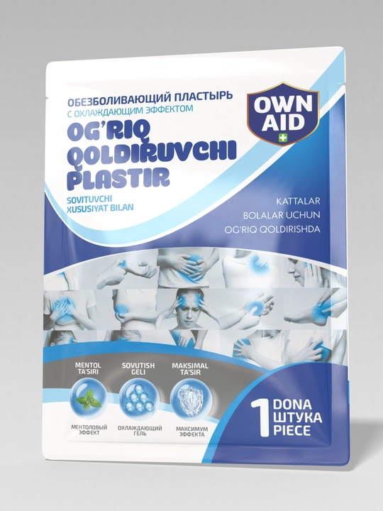 Og‘riq qoldiruvchi plastir (sovituvchi)