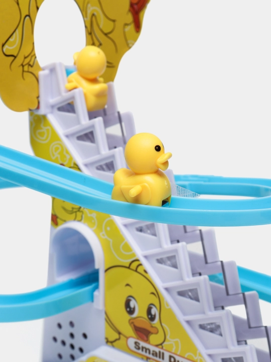 Уточки на горке Small Duck, игрушка развивающая и музыкальная для детей, антистресс