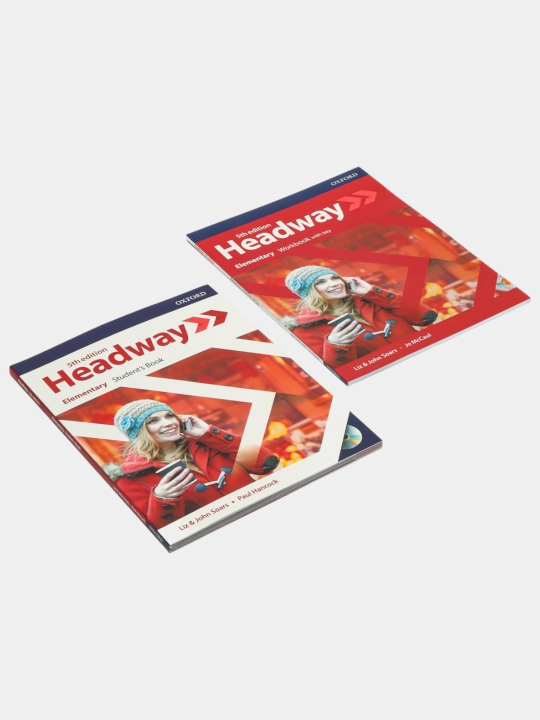 Headway Beginner, Elementary, Pre-intermediate Studentbook-Workbook 5th edition 190x260