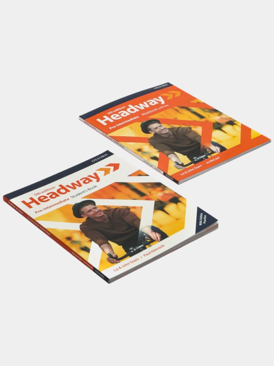 Headway Beginner, Elementary, Pre-intermediate Studentbook-Workbook 5th edition 190x260