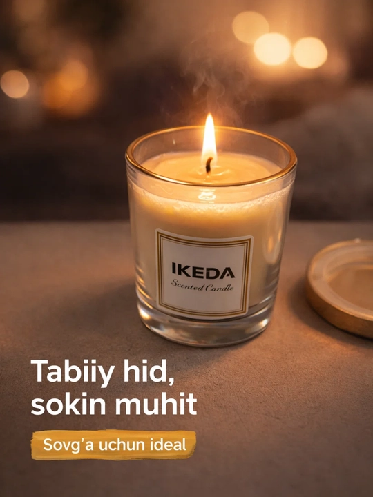 Ароматическая свеча, аромасвеча для дома, эфирные масла, диффузор, набор, подарок - 
