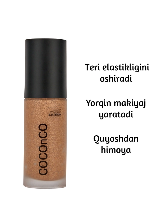 COCOnCO Сыворотка-BB для лица с коллагеновыми капсулами (серия «Сияние»), 30 мл - 