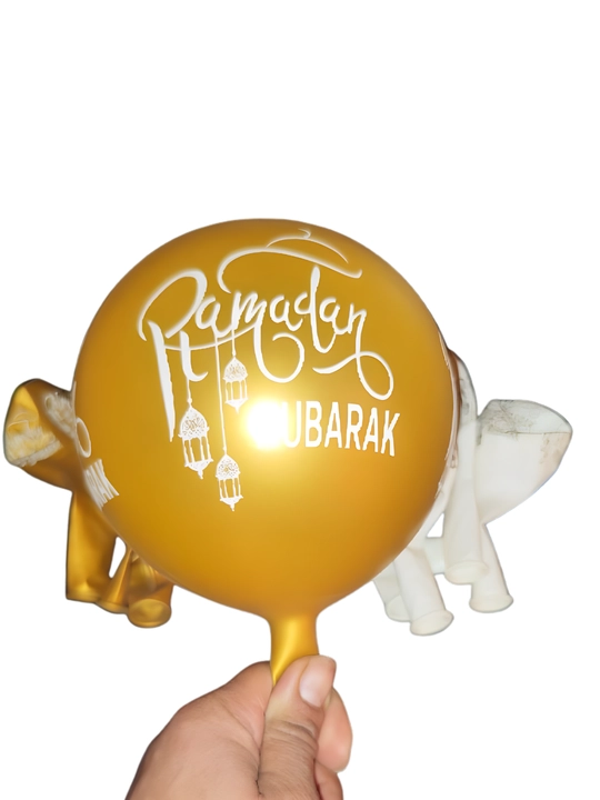 "Ramazon / Hayit Muborak" lateks sharlar, 30 sm, 10 dona