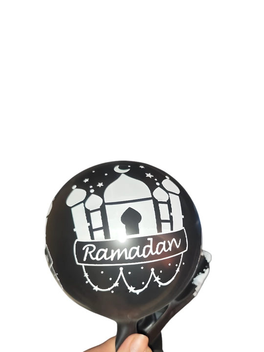 "Ramazon / Hayit Muborak" lateks sharlar, 30 sm, 10 dona