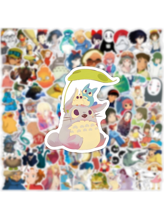 Nakleykalar, stikerlar Anime, One Piece, Mening qo'shnim Totoro, Kuromi, Hello Kitty