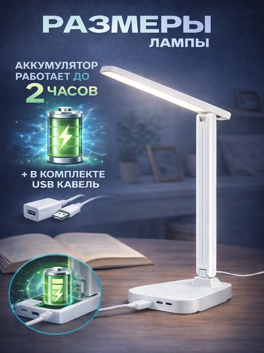 Stol usti, ko‘p funksiyali lampa, o‘quv va boshqa maqsadlar uchun