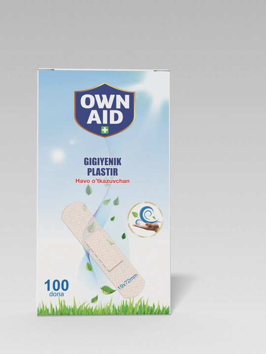 Gigienik plastirlar PVC, 19 * 72 №100 - 