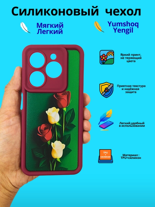 Чехлы для смартфона Tecno Spark Go 2024, Spark 20/20C, Infinix Smart 8/Hot 40 i