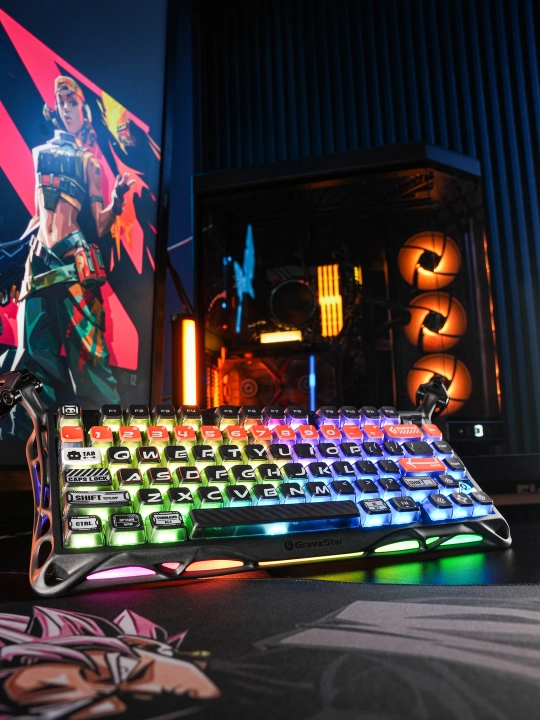 O'yin klaviaturasi GRAVASTAR Mercury K1 Pro - CyberFlare