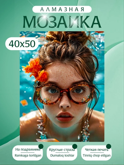 Алмазная мозаика вышивка Skystore, холст на подрамнике, 40 х 50 см — KARTIIN-ЛЮДИ40Х50-ВИШН