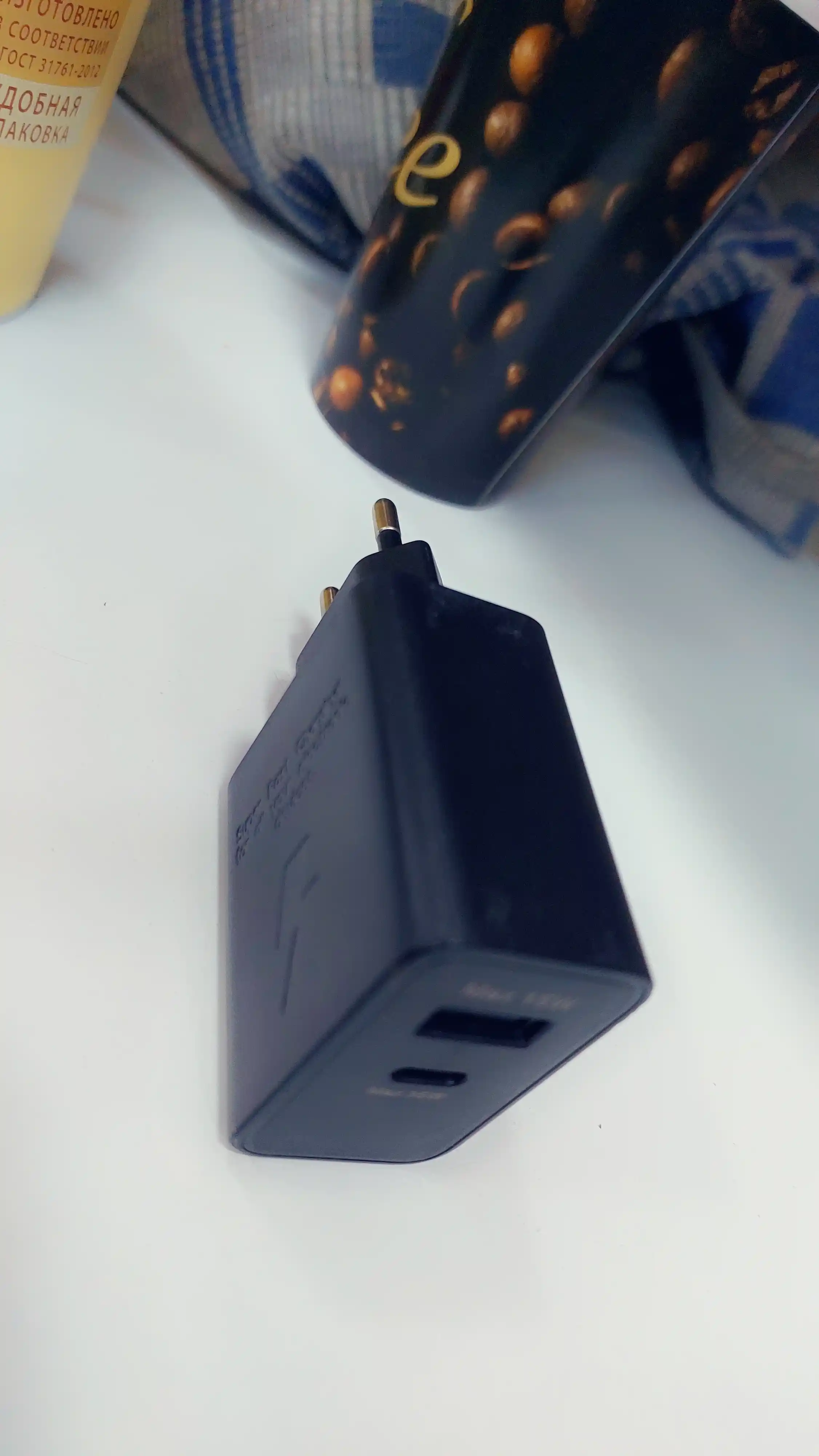Galovka 35W fast charger. Adapter USB-C, Tezkor quvvat