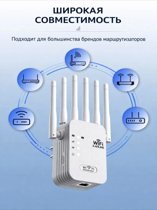 Усилитель Wi-Fi сигнала репитер Усилитель Wi-Fi сигнала Мини роутер