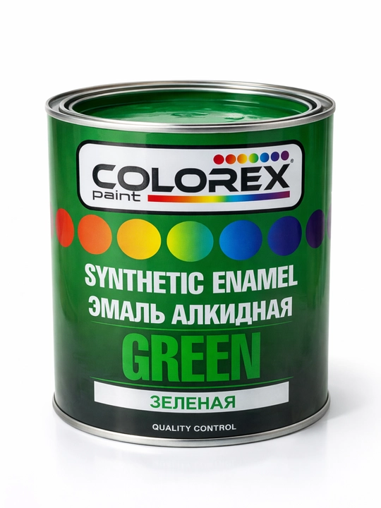 Alkid emali COLOREX sintetik emali, 1 kg, 2,5 kg - yog‘och va metall uchun bo‘yoq - 