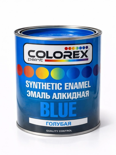 Alkid emali COLOREX sintetik emali, 1 kg, 2,5 kg - yog‘och va metall uchun bo‘yoq - 