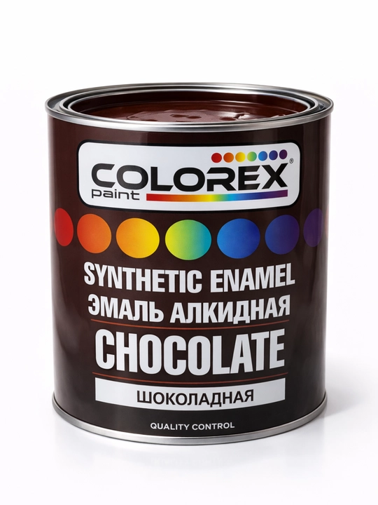 Alkid emali COLOREX sintetik emali, 1 kg, 2,5 kg - yog‘och va metall uchun bo‘yoq - 