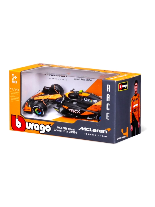 Formula 1 kolleksiya o'yinchoq mashinasi "BBURAGO F1", 1/43 miqiyosida