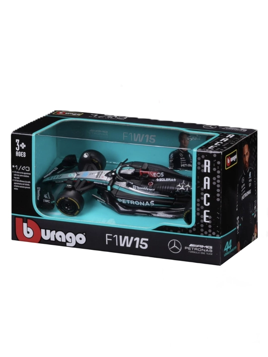 Formula 1 kolleksiya o'yinchoq mashinasi "BBURAGO F1", 1/43 miqiyosida