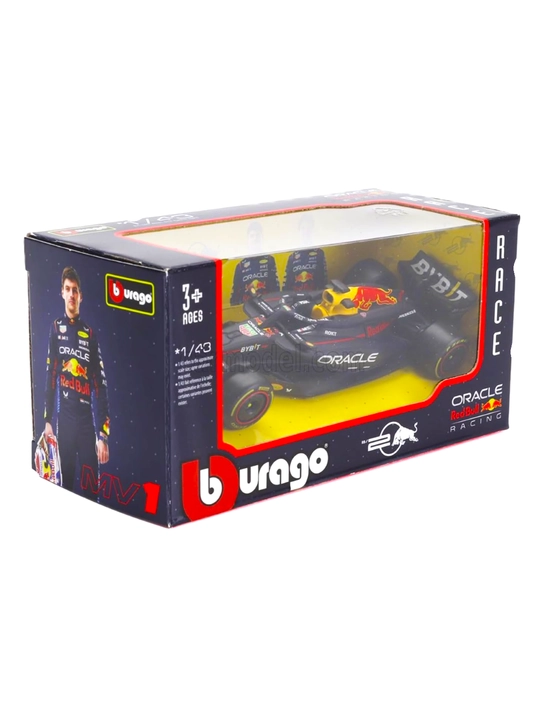 Formula 1 kolleksiya o'yinchoq mashinasi "BBURAGO F1", 1/43 miqiyosida