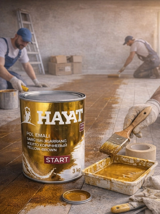 HAYAT START Полу Эмаль, 3 кг