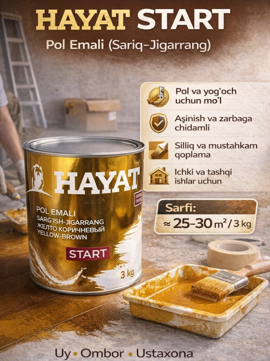 HAYAT START Pol Emali, 3 kg - 