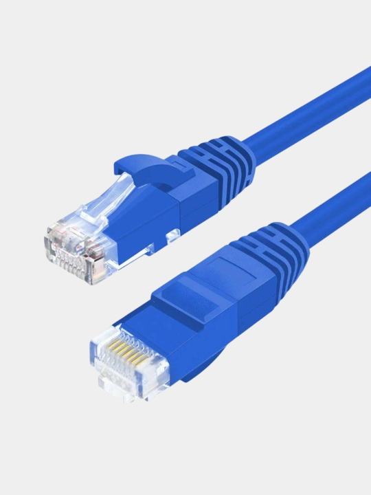 Internet kabeli, CAT 5E, LAN, Wi-Fi uchun, 1,5m, 3m, 5m, 10m, 15m, 20m, 30m, 40m, 50m