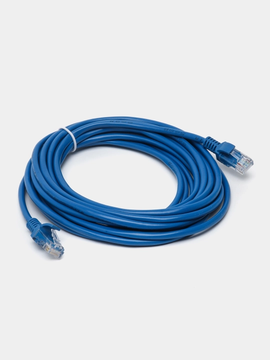 Internet kabeli, CAT 5E, LAN, Wi-Fi uchun, 1,5m, 3m, 5m, 10m, 15m, 20m, 30m, 40m, 50m