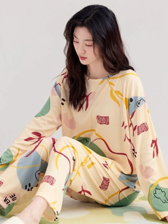 Pijama, ayollar pijamasi, uy kiyimi, pijama to'plami, tungi kiyim - 