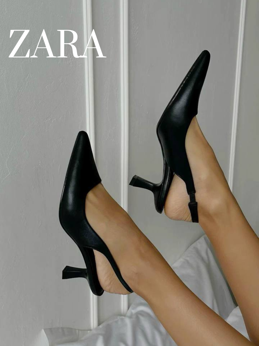 Элегантные классические женские туфли ZARA, каблук 5 см, Турция, размер в размер - 