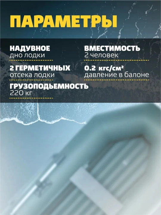 Лодка надувная Шкипер