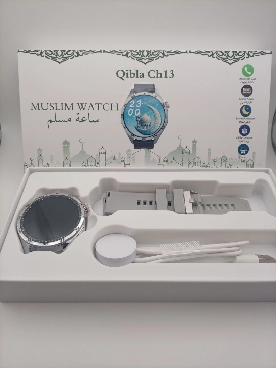 Aqilli soat Muslim watch musulmonlar uchun, 5 vaqt nаmoz, Qur'on, erkaklar uchun