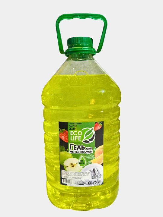 Idish yuvish geli, 5 litr, ultra konsentrat, tejamkor, katta hajm - 