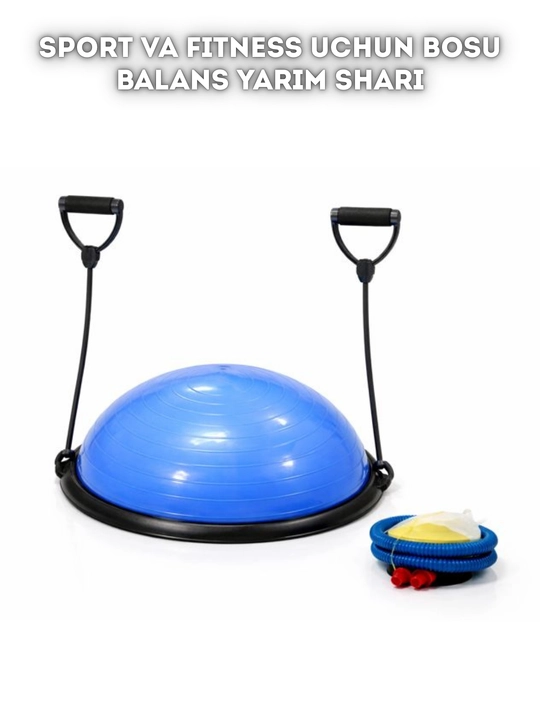 Балансировочное полушарие BOSU для спорта и фитнеса