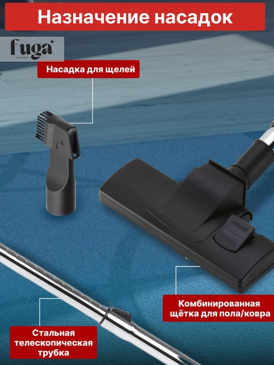 Itimate 3200 Vt quvvatli changyutgich, HEPA-filtr, multitsiklon, 4 litrli konteyner, qopsiz