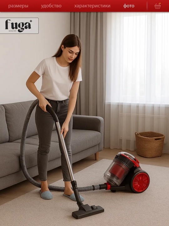 Itimate 3200 Vt quvvatli changyutgich, HEPA-filtr, multitsiklon, 4 litrli konteyner, qopsiz