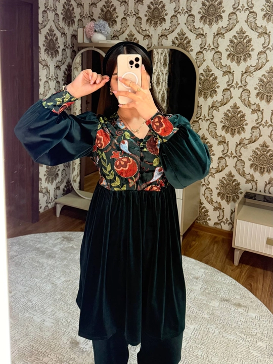 Ayollar uchun ikki qismli uy kiyimlari, standart o'lcham 44-50, kuz uchun