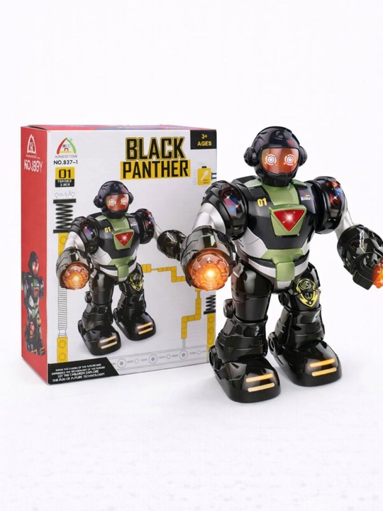 Qora pantera robot o‘yinchoq - 