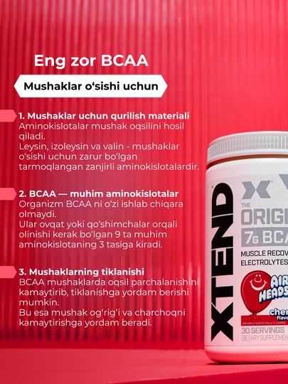 Аминокислоты BCAA (БЦАА) XTEND BCAA, 30 порций — HORMAT-XTENDBCAA30S-ФИОЛЕТ