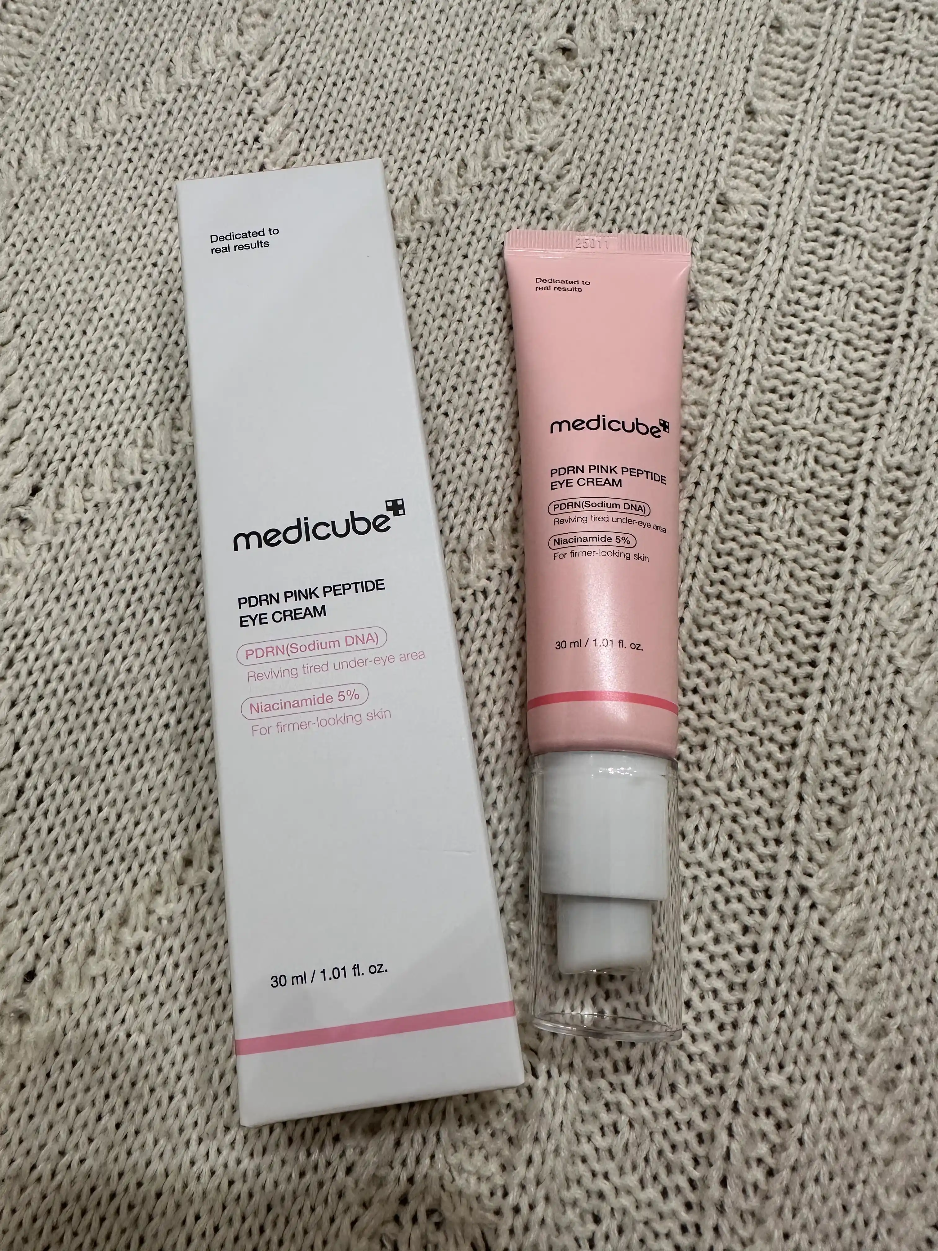 Medicube ko‘z atrofi kremi: peptidli lifting, PDRN bilan tiklovchi,Kojic Acid oqartiruvchi