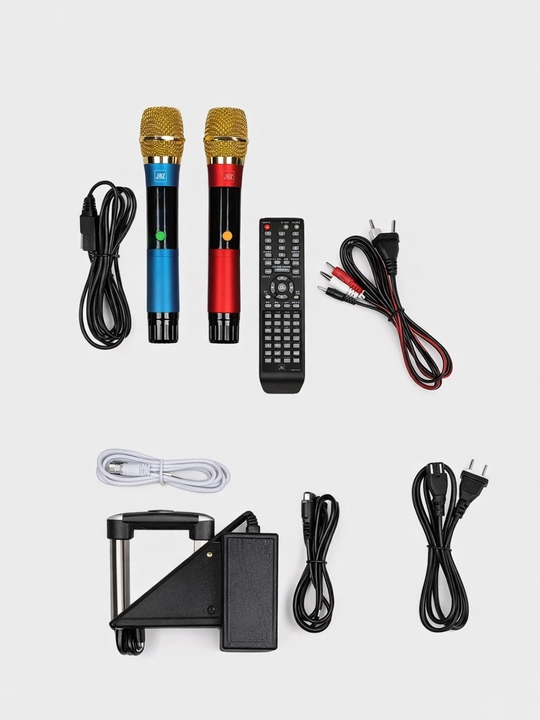 Bluetooth колонка JBZ-1217 портативная | Караоке, AUX/USB/FM радио