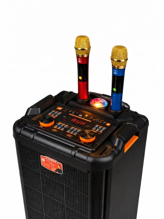 Bluetooth колонка JBZ-1217 портативная | Караоке, AUX/USB/FM радио